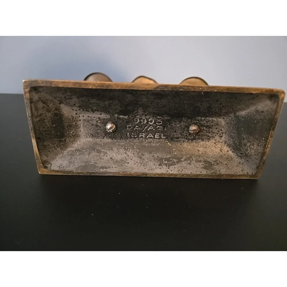 Vintage Dayagi Israel 9905 Brass Candle Holder